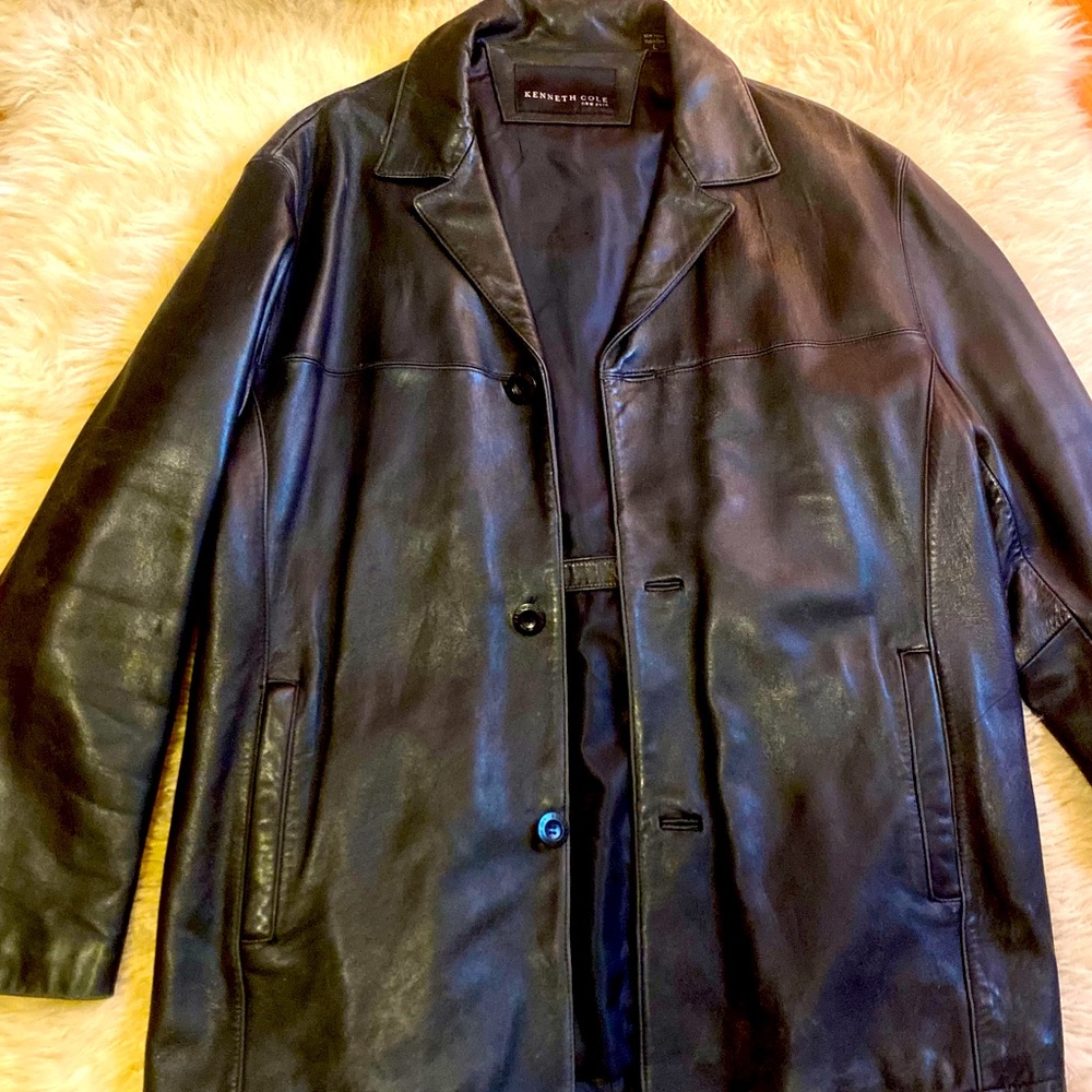 Kenneth Cole Leather jacket.